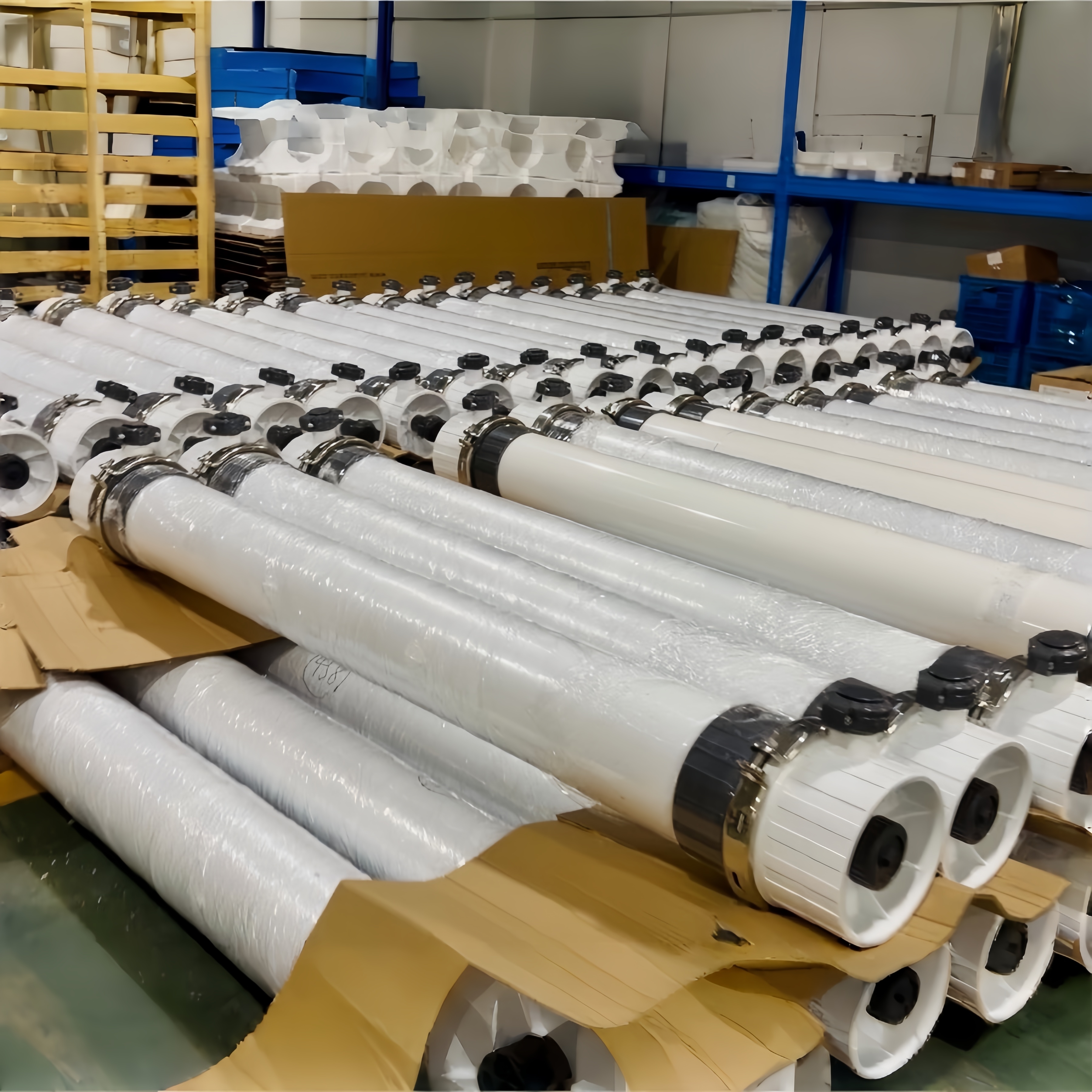 Módulo de membrana de columna de ultrafiltración de fibra hueca PVDF